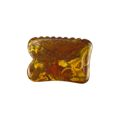 Máquina de massagem corporal de Mookaite Amarelo para Gua Sha Pedra de Descascar Facial Ferramenta de Massagem de Terapia dentro do seu orçamento