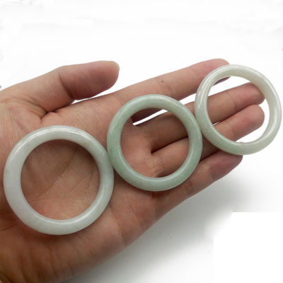 Bracelete/braceletes de bebê portáteis de jadeite da Birmânia autênticos para aceitação de OEM ODM
