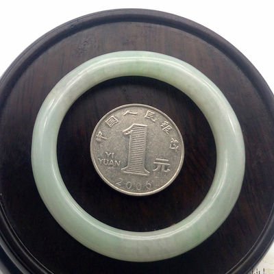 Bracelete/braceletes de bebê portáteis de jadeite da Birmânia autênticos para aceitação de OEM ODM