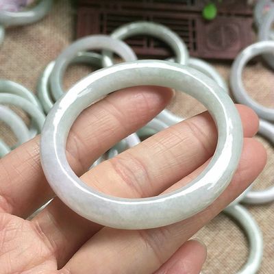Bracelete/braceletes de bebê portáteis de jadeite da Birmânia autênticos para aceitação de OEM ODM