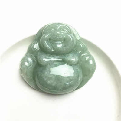 Decoração Jade Buda Escultura Pendente para Necklace Buddha Rindo Online