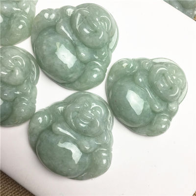 Decoração Jade Buda Escultura Pendente para Necklace Buddha Rindo Online