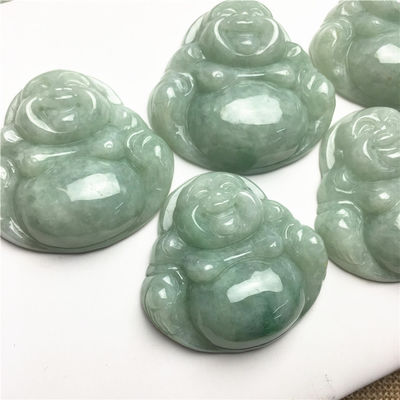 Decoração Jade Buda Escultura Pendente para Necklace Buddha Rindo Online