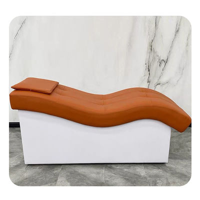 Material personalizável e de couro Cama de lavagem de cabelo simples para salão de beleza Massagem Spa Cuidados de saúde Fisioterapia OEM/ODM