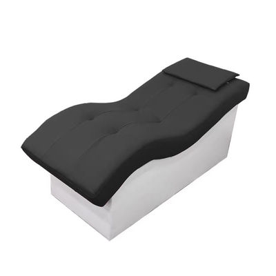 Material personalizável e de couro Cama de lavagem de cabelo simples para salão de beleza Massagem Spa Cuidados de saúde Fisioterapia OEM/ODM