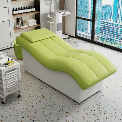 Material personalizável e de couro Cama de lavagem de cabelo simples para salão de beleza Massagem Spa Cuidados de saúde Fisioterapia OEM/ODM