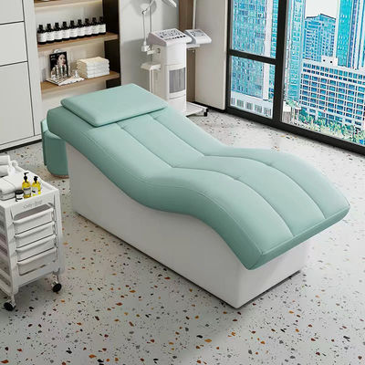 Material personalizável e de couro Cama de lavagem de cabelo simples para salão de beleza Massagem Spa Cuidados de saúde Fisioterapia OEM/ODM