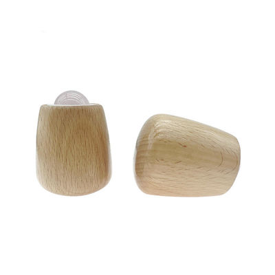 Bola de massagem de jade personalizável de alça de madeira Roller de jade para massagem corporal e pescoço / rosto Gua Sha ferramenta de alívio de estresse