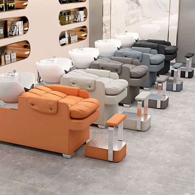 Hidroterapia Cama de lavagem de cabelo para mentir completamente Terapia do couro cabeludo Massagem tailandesa