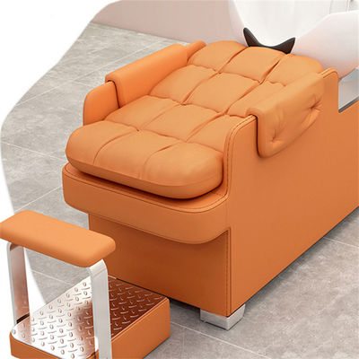 Hidroterapia Cama de lavagem de cabelo para mentir completamente Terapia do couro cabeludo Massagem tailandesa