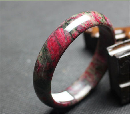 Xiuyan natural Jade Pêssego Jade Pulseira Gênero Mulheres PORTABLE para Mulheres
