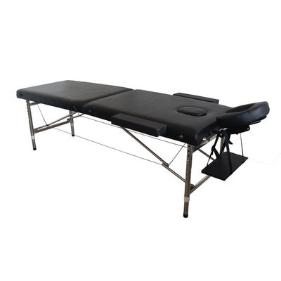 Cama de massagem dobrável portátil de couro PU para beleza e saúde corporal no salão
