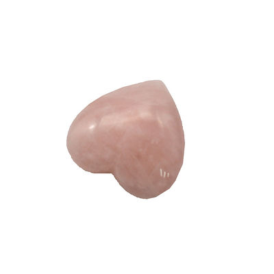 Técnica de Pedra em Forma de Coração de Quartzo Rosa Esculpida 0,35 kg Corações de Pedras Primas Naturais para presente de casamento