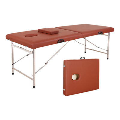 Mesa de massagem de salão de beleza de spa cama dobrável portátil com design simples multifuncional e saco de armazenamento incluído