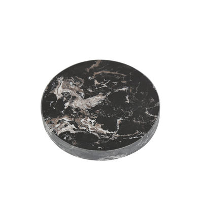 Características regionais Mármore natural redondo quadrado hexágono White Cup Mat Cozinhas de café e chá para bebidas colchões almofadas casa cozinha
