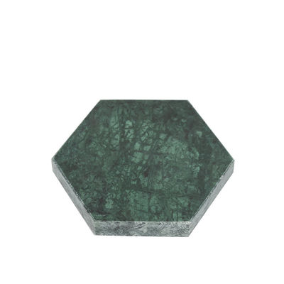 Características regionais Mármore natural redondo quadrado hexágono White Cup Mat Cozinhas de café e chá para bebidas colchões almofadas casa cozinha