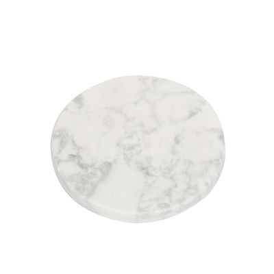 Características regionais Mármore natural redondo quadrado hexágono White Cup Mat Cozinhas de café e chá para bebidas colchões almofadas casa cozinha