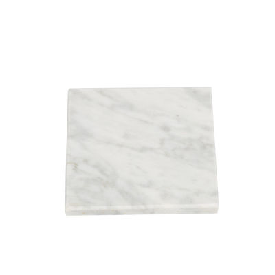 Características regionais Mármore natural redondo quadrado hexágono White Cup Mat Cozinhas de café e chá para bebidas colchões almofadas casa cozinha