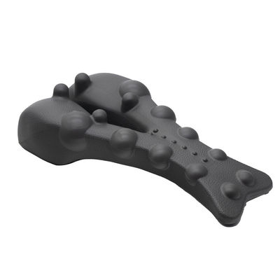 Suporte corporal almofada de massagem cervical portátil com massagista de acupressão e alongamento de costas de algodão de memória