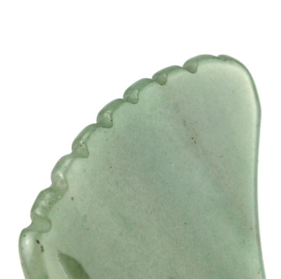 Aventurina Verde Guasha Gua Sha Face Tool Mode No abkgs-038 Para drenagem linfática e cuidados da pele eficazes