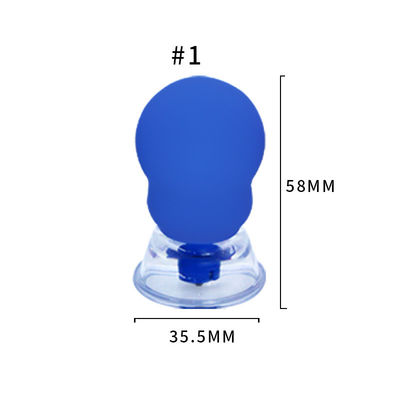 Blue/Pink Silicone Magnetic Vacuum Cupping Set Vacuum Hijama Cupping Therapy Set Pressão Negativa Cupping Kit 20pcs