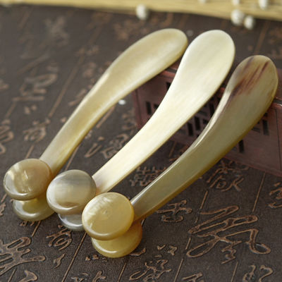 Yak Horn Gua Sha Board Bull Horn Body Massager Roller de Cuidados da Pele para área de massagem de corpo inteiro