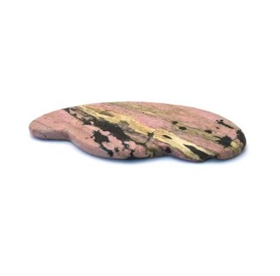 Tabela de massagem facial multifuncional rosa Rhodonite Jade Guasha para cuidados de saúde e necessidades pessoais de saúde