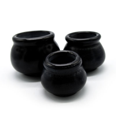 Medicina de vácuo Bian Stone Gua Sha Cupping Set 3 xícaras 40/50/60mm