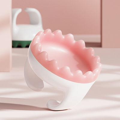 Logotipo personalizado DisponívelPlástico Abdominal Meridian Massage Brush Handheld Body Gua Sha Cup Fascia Relaxation Massage Tool
