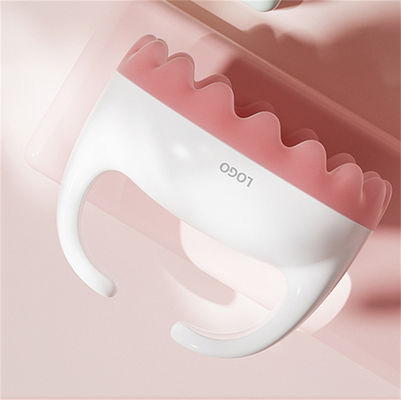 Logotipo personalizado DisponívelPlástico Abdominal Meridian Massage Brush Handheld Body Gua Sha Cup Fascia Relaxation Massage Tool