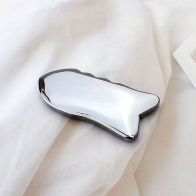 Terahertz Gua Sha Scraping Massage Tool com Pedra de Energia e Massagem de Ponto de Acupuntura 91 * 37mm