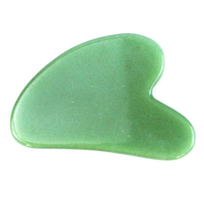 75*50mm Rose Quartz Jade Bian pedra Esculptor Coração Gua Sha Face ferramenta de escultura para pescoço costas ombro massagem anti-envelhecimento