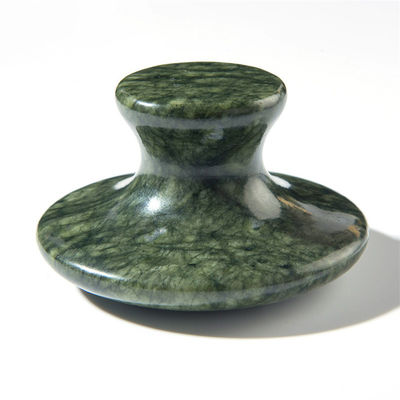 DisponívelD verde escuro Xiuyan Jade Fungo Gua Sha Ferramenta para a cura do corpo e terapia energética