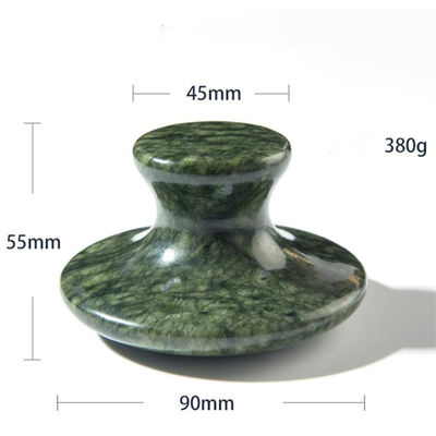 DisponívelD verde escuro Xiuyan Jade Fungo Gua Sha Ferramenta para a cura do corpo e terapia energética