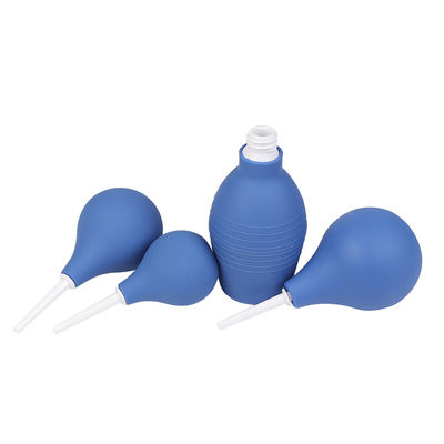PVC azul Enema Bulb Duche Seringa Colônica Limpeza Kit Médico para Duche Anal Duche Vaginal Homens Mulheres