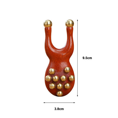 Manual Meridian Dredging Copper Facial Gua Sha Massage Tool para elevação de beleza facial e aperto da pele dos olhos