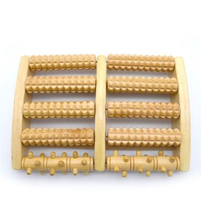 27*17*4,5cm Massageador de pés de madeira com design portátil e certificado ISO9001