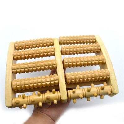 27*17*4,5cm Massageador de pés de madeira com design portátil e certificado ISO9001