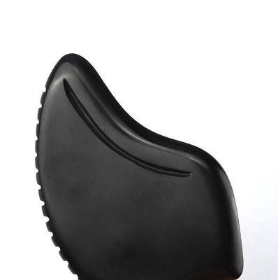 Disponível em forma de coração Gua Sha ferramenta de massagem feita de pedra natural Bian Negro para meditação relaxante Spa