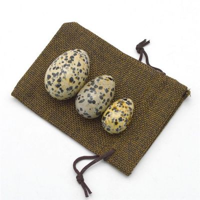 Ovos de Jasper Yoni para Mulheres 3 tamanhos Vibrante Jade Gemstone ovos