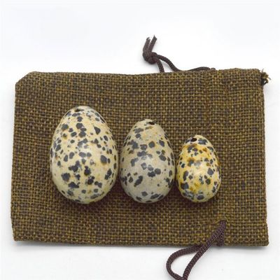 Ovos de Jasper Yoni para Mulheres 3 tamanhos Vibrante Jade Gemstone ovos