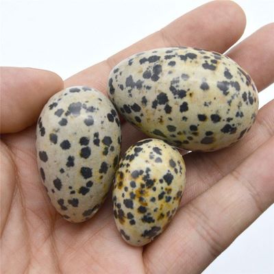 Ovos de Jasper Yoni para Mulheres 3 tamanhos Vibrante Jade Gemstone ovos