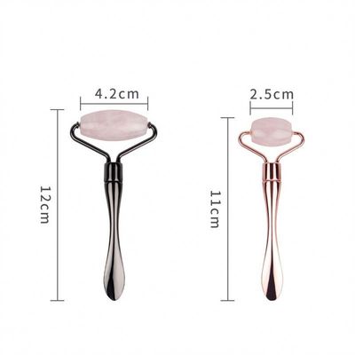 Logotipo personalizado Disponível Metal Face Lifting Beauty Device para cuidados de beleza e Jade Roller Set