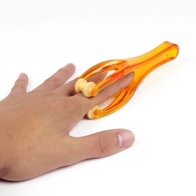 Massagem de dedos Roller Tipo Massagem articular Para alívio da dor Gua Sha Dedo fino de alívio da mão Ácido de tigre Boca de acupuntura Clipe de massagem