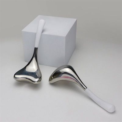 ISO9001 Certificado de aço inoxidável e material de PP Glóbulos de gelo de massagem facial Cryo Roller para resfriamento