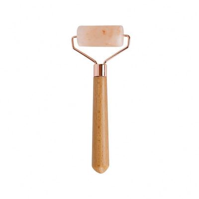 16.5*6.4*2.3cm Natural Himalayan Rock Salt Jade Face Roller para lifting facial e remoção de rugas