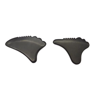Gua Sha Tool Massagista Facial Bian Stone Eco-friendly Face 105*77mm 114*74mm 2 Pcs AKBS-030 para drenagem linfática facial