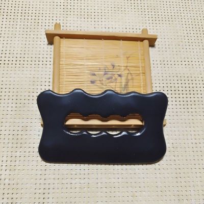 Tabela de Gua Sha de Pedra Bian de mão A ferramenta de massagem perfeita para a saúde do corpo