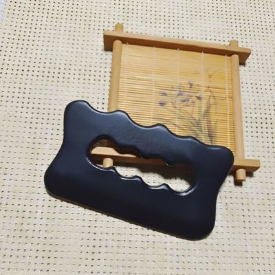 Tabela de Gua Sha de Pedra Bian de mão A ferramenta de massagem perfeita para a saúde do corpo