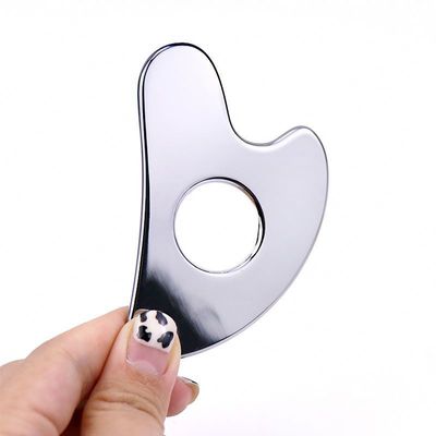 Ferramenta de beleza facial em metal em forma de coração em aço inoxidável para área de massagem de corpo inteiro e OEM / ODM